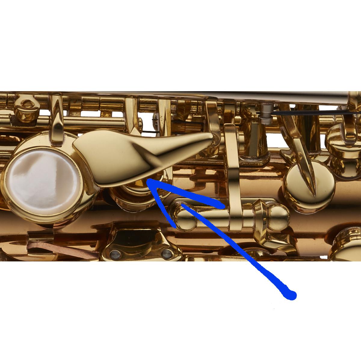 Clé de FA frontale. 